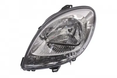 Far stanga (H4, electric, fundal argintiu, fundal transparent) NISSAN KUBISTAR RENAULT KANGOO, KANGOO EXPRESS 1997-2009