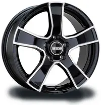 Janta aluminiu 7.5x17, 5x112, CH 70,1, ET: 50 model MAGMA Tezzo Negru Lucios