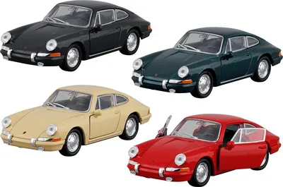 Jucărie pentru copii Goki - Cărucior de metal, Porsche 911, asortiment