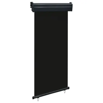 Gossi copertina laterala de balcon, negru, 100 x 250 cm