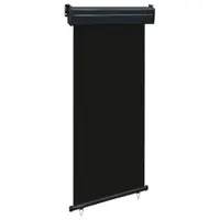 Gossi copertina laterala de balcon, negru, 100 x 250 cm