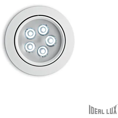 Spot incastrat Delta, D:105 mm 5W, 450Lm, LED, Rotund, Alb