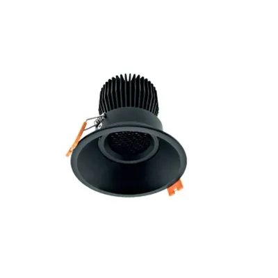LED Downlight 95 High Output WW (Warm White), Black, IP43