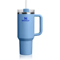 Stanley Quencher H2.O FlowState™ Tumbler pahar din oțel inoxidabil cu pai mare Blue Sky 1 buc