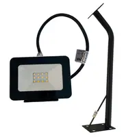 Pachet Brat Montaj Perete 45cm Negru Proiector + Proiector LED 30W Negru Lumina Neutra