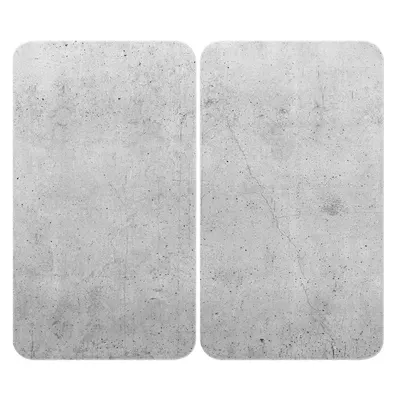 Set 2 protecții din sticlă pentru aragaz Wenko Universal, gri