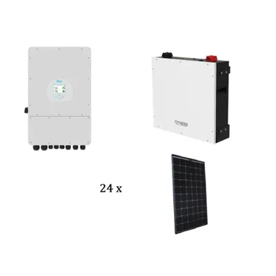 Kit fotovoltaic 380V 10kW cu stocare baterie 5kWh Dyness , invertor on-grid / off-grid / hibrid