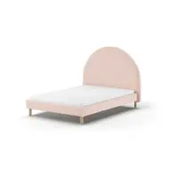 Pat roz tapițat cu somieră 140x200 cm MOON – Vipack