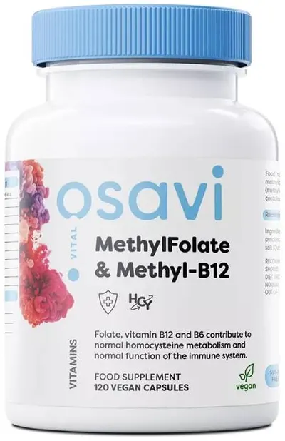 MethylFolate & Methyl-B12, 120 capsule, Osavi