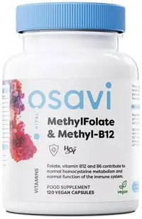 MethylFolate & Methyl-B12, 120 capsule, Osavi