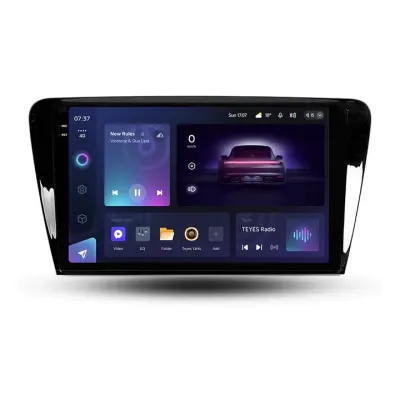 Navigatie Auto Teyes CC3 2K Skoda Octavia 3 2013-2018 4+32GB 10.36" QLED Octa-core 2Ghz Android 4G Bluetooth 5.1 DSP