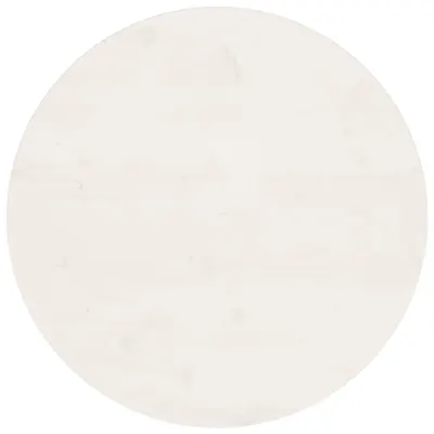 vidaXL Blat de masă, alb, Ø70x2,5 cm, lemn masiv de pin