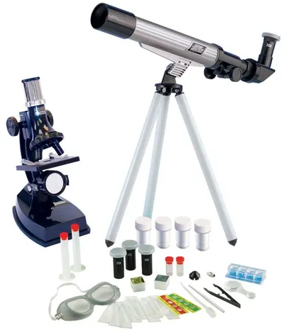 Set educativ Edu Toys - Telescop astronomic si microscop