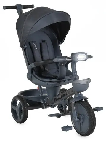 Tricicletă pentru copii Byox - Fusion Lux, gri închis