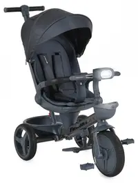 Tricicletă pentru copii Byox - Fusion Lux, gri închis