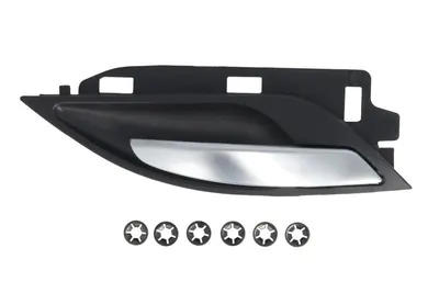 Maner usa Fata/Spate Dreapta potrivit BMW X1 (E84) 1.6-3.0 2009-2015 - (interior, argintiu/negru)