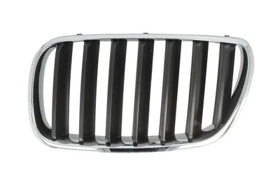 Grila radiator Stanga potrivit BMW X3 (E83) 2.0-3.0D 2004-2011 pana in 2010 - (crom/gri)