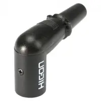 Conector de lipit XLR 3 pini tata unghi 90 grade, Hicon HI-X3RM-M