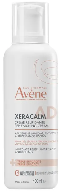Avène XeraCalm A.D. Cremă hidrolipidică pentru față și corp, 400 ml