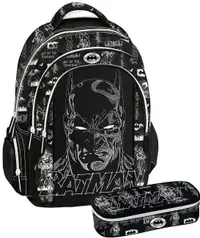 Set școlar rucsac și penar Graffiti Batman - Dark Knight