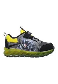 Pantofi sport cu velcro Batman - Negru/Galben pai