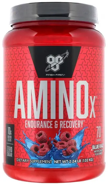 Amino X, zmeură albastră, 1000 g, BSN