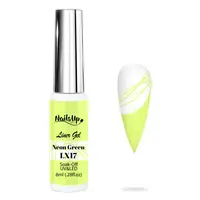 Gel NAILSUP Liner LX17 Neon Yellow 8ml pentru Pictură, Nail Art și Linii Fine
