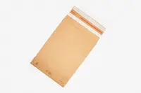 Plic burduf cu banda adeziva, maro, 350x250x50 mm