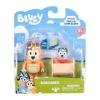 Set 2 figurine, Baby Bluey si Chilli