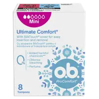 Tampoane Pro Comfort Mini, 8 bucati, Johnson&Johnson
