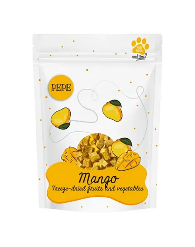 PAKA ZWIERZAKA PEPE Freeze-dried mango pentru caini liofilizat 20 g