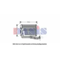 Schimbator caldura, incalzire habitaclu AKS DASIS 569013N