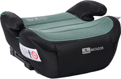 Înălțător auto Lorelli - Matador, IsoFix, i-Size, 125-150 cm, Green Pine