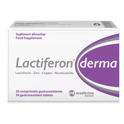 Lactiferon Derma, Meditrina Pharmaceuticals | 30 comprimate