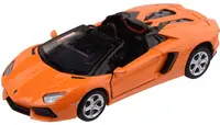 Mașină metalică Metal Speed Zone - Lamborghini Aventador Roadster, 1:32, portocaliu