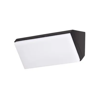Aplica KEEN Nisipiu Negru Aluminiu Acrylic Diffuser LED 12 Wat 1080Lm 3000K, 220-240 Volt 50Hz Beam 108 degrees -IP65