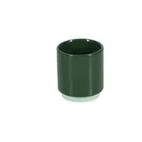 Ceașcă verde-închis pentru espresso din gresie ceramică 130 ml Duo – ONA