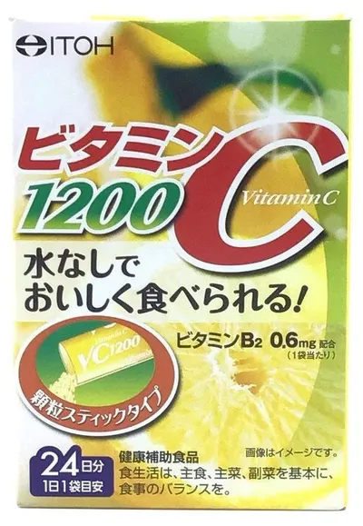 Vitamina C + Vitamina B2, 24 plicuri , Itoh Kanpo