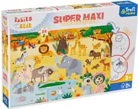 Puzzle cu două fețe Trefl din 24 de piese maxi - Pui de animal