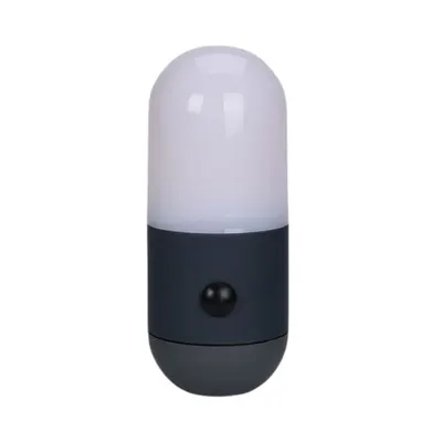 Lampă camping cu 3 intensităti de lumină, 8 x LED, Redcliffs, culoare antracit