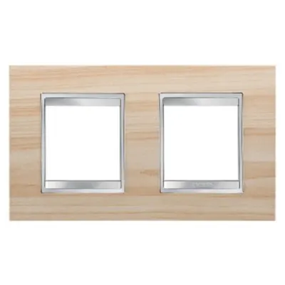 Placa ornament CProiector HORUS LUX international - IN TECHNOPOLYMER finisaj lemnING - 2+2 modul HORIZONTAL - MAPLE - CProiector HORUS