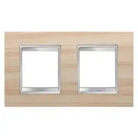 Placa ornament CProiector HORUS LUX international - IN TECHNOPOLYMER finisaj lemnING - 2+2 modul HORIZONTAL - MAPLE - CProiector HORUS