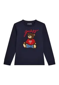 Bluza cu imprimeu logo - Rosu/Maro/Albastru ultramarin