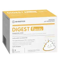 Digest Family suspensie orala, Ab-Biotics | 7 flacoane