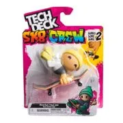 Tech Dech Sk8 Crew Pachet Placa si Figurina 9. 6cm Sapca Galbena