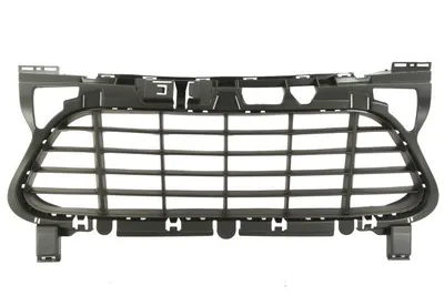 Element bara grila superior, negru lucios potrivit PORSCHE CAYENNE II 92A/958 2010-2014