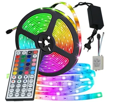 Kit Bandă RGB 5M 280 LED cu telecomanda mare si functii multiple