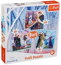 Puzzle Trefl 3 in 1 - Frozen