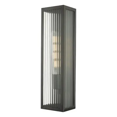 Aplica Keegan Outdoor Wall Light Rubbed Bronze IP44 Large