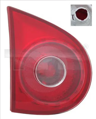 Stop tripla lampa spate stanga potrivit VW GOLF HATCHBACK 2003-2009 - (interior, Semnalizator rosu, culoare sticla: rosu)